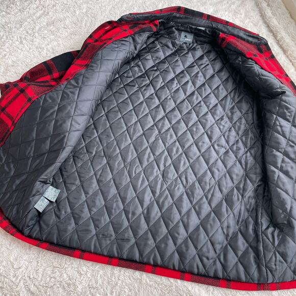 Vintage Lizwear buffalo plaid check mackinaw jacket coat insulated liz claiborne - Picture 10 of 17